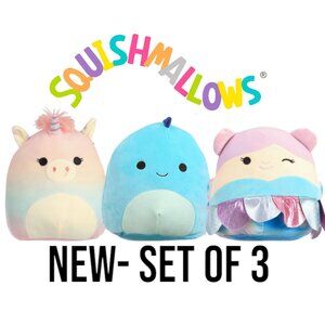 NEW SQUISHMALLOWS PLUSH BUNDLE Gretti Bebb Bevalee Easter Basket GIFT SET Stuffe